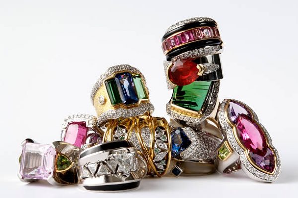 Luxury fashion jewelry rings